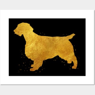 Welsh springer spaniel dog golden art Posters and Art